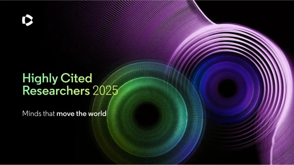 Highly Cited Researchers 2025（Clarivate）告知ビジュアル